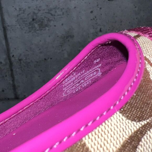 𝅺coach Monogram Cecile Cap Toe Ballet Flat - Picture 5 of 11